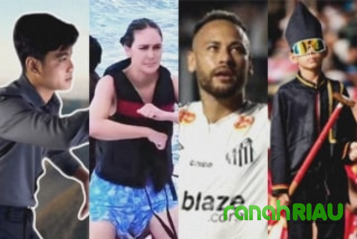 Viral Aura Farming, Kini Giliran Wapres Gibran dan Luna Maya unjuk Aksi ala Penari Pacu Jalur